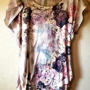 Pretty antique floral plus outfit